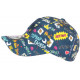 Casquette Enfant NY Bleue et Jaune Fashion Baseball Crown de 7 a 11 ans ANCIENNES COLLECTIONS divers