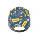 Casquette Enfant NY Bleue et Jaune Fashion Baseball Crown de 7 a 11 ans ANCIENNES COLLECTIONS divers