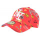 Casquette Enfant Rouge et Bleue Originale NY Baseball Crown de 7 a 11 ans ANCIENNES COLLECTIONS divers