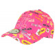 Casquette Enfant Rose et Jaune Originale NY Baseball Crown de 7 a 11 ans ANCIENNES COLLECTIONS divers