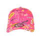 Casquette Enfant Rose et Jaune Originale NY Baseball Crown de 7 a 11 ans ANCIENNES COLLECTIONS divers