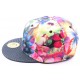 Casquette Snapback JBB Couture Florale Bleu ANCIENNES COLLECTIONS divers