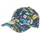 Casquette NY Bleu Marine et Jaune Fashion Streetwear Baseball Crown ANCIENNES COLLECTIONS divers