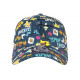 Casquette NY Bleu Marine et Jaune Fashion Streetwear Baseball Crown ANCIENNES COLLECTIONS divers