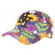 Casquette NY Violette et Jaune Fashion Streetwear Baseball Hip Hop ANCIENNES COLLECTIONS divers