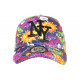 Casquette NY Violette et Jaune Fashion Streetwear Baseball Hip Hop ANCIENNES COLLECTIONS divers