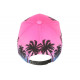 Casquette NY Rose et Bleue Tropicale Palmiers Paradise Baseball ANCIENNES COLLECTIONS divers