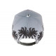 Casquette NY Grise et Noire Tropicale Palmiers Paradise Baseball ANCIENNES COLLECTIONS divers