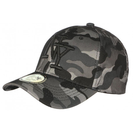 Casquette NY enfant militaire Grise Kaptin Baseball Camouflage 7 a 12 ans ANCIENNES COLLECTIONS divers