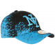 Casquette Enfant Bleue et Noire Tags Fashion Baseball Noryk de 7 à 11 ans Casquette Enfant Hip Hop Honour