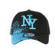 Casquette Enfant Bleue et Noire Tags Fashion Baseball Noryk de 7 à 11 ans Casquette Enfant Hip Hop Honour