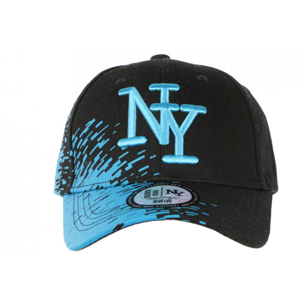 Casquette NY Noire Tags Blancs City Fashion Baseball Noryk