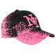 Casquette Enfant Rose Tags Noirs City Baseball Fashion Noryk de 7 a 11 ans ANCIENNES COLLECTIONS divers