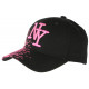 Casquette Enfant Rose Tags Noirs City Baseball Fashion Noryk de 7 a 11 ans ANCIENNES COLLECTIONS divers