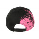 Casquette Enfant Rose Tags Noirs City Baseball Fashion Noryk de 7 a 11 ans ANCIENNES COLLECTIONS divers