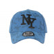 Casquette Enfant Militaire Bleue et Grise NY Baseball Kyska 7 a 12 ans ANCIENNES COLLECTIONS divers