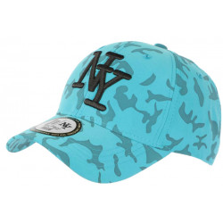 Casquette Enfant Camouflage Beu Ciel Armée Baseball Kyska 7 a 12 ans ANCIENNES COLLECTIONS divers