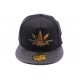 Casquette Snapback Jbb couture Noir Cannabis ANCIENNES COLLECTIONS divers