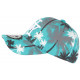 Casquette Enfant Verte et Blanche Cocotiers Fashion Baseball NY Exotic 7 a 12 ans ANCIENNES COLLECTIONS divers