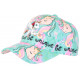 Casquette Enfant Licorne Verte et Rose Baseball Be Unique Casquette Enfant Hip Hop Honour