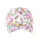 Casquette Enfant Licorne Rose et Blanche Print Fashion Baseball Kelfy Casquette Enfant Hip Hop Honour