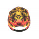 Casquette Enfant Orange et Noire Design Palmiers Baseball NY Sunset 7 a 12 ans ANCIENNES COLLECTIONS divers