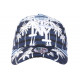 Casquette Enfant Bleue et Blanche Print Cocotiers Baseball NY Maldyv 7 a 12 ans ANCIENNES COLLECTIONS divers