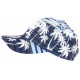 Casquette Enfant Bleue et Blanche Print Cocotiers Baseball NY Maldyv 7 a 12 ans ANCIENNES COLLECTIONS divers