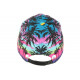 Casquette NY Violette et Bleue Tropical Palmiers Sunset Baseball ANCIENNES COLLECTIONS divers