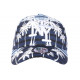 Casquette NY Bleue et Blanche Cocotiers Tropical Baseball Maldyv ANCIENNES COLLECTIONS divers