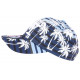 Casquette NY Bleue et Blanche Cocotiers Tropical Baseball Maldyv ANCIENNES COLLECTIONS divers
