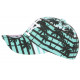 Casquette NY Verte et Noire Print Cocotiers Tropical Baseball Maldyv ANCIENNES COLLECTIONS divers