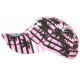 Casquette NY Rose et Noire Design Cocotiers Tropical Baseball Maldyv ANCIENNES COLLECTIONS divers