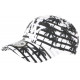 Casquette NY Blanche et Noire Cocotiers Fashion Tropical Baseball Maldyv ANCIENNES COLLECTIONS divers