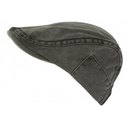 Casquette Plate Noire en Coton Doux Homme et Femme Tendance Evyk CASQUETTES Léon montane