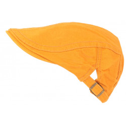 Casquette Plate Jaune en Coton Sportswear Eté Homme et Femme Menyk CASQUETTES Léon montane