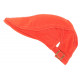 Casquette Plate Orange en Coton Sportswear Eté Homme et Femme Menyk CASQUETTES Léon montane