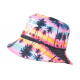 Chapeau Bob NY Bleu Rose Fashion Exotic Tropical Night BOB Hip Hop Honour