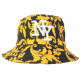 Chapeau Bob NY Jaune et Noire Fashion Streetwear Bolga BOB Hip Hop Honour