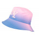 Chapeau Bob NY Rose et Bleu Streetwear Classe Renbo ANCIENNES COLLECTIONS divers