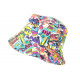 Chapeau Bob NY Violet et Bleu Original Streetwear Cartoons Wow BOB Hip Hop Honour