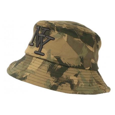 Chapeau Bob NY Camouflage Vert et Marron Militaire Fashion Boby ANCIENNES COLLECTIONS divers