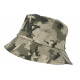 Chapeau Bob NY Camouflage Gris et Noir Militaire Fashion Boby BOB Hip Hop Honour