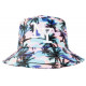 Chapeau Bob NY Bleu et Rose Tropical Streetwear Sunrise BOB Hip Hop Honour