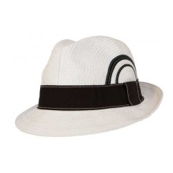 Chapeau de paille Scarface blanc ANCIENNES COLLECTIONS divers