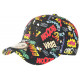 Casquette Enfant NY Noire et Jaune Tendance Baseball Bang Boum de 7 a 11 ans ANCIENNES COLLECTIONS divers