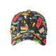 Casquette Enfant NY Noire et Jaune Tendance Baseball Bang Boum de 7 a 11 ans ANCIENNES COLLECTIONS divers