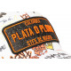 Casquette Plata o Plomo Blanche et Orange Strass Streetwear Power Colombia Baseball CASQUETTES SKR