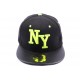 Snapback JBB Couture Noire et Jaune Fluo ANCIENNES COLLECTIONS divers