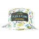 Chapeau Bob Plata o Plomo Blanc et Bleu Bogota Streetwear Fashion BOB SKR